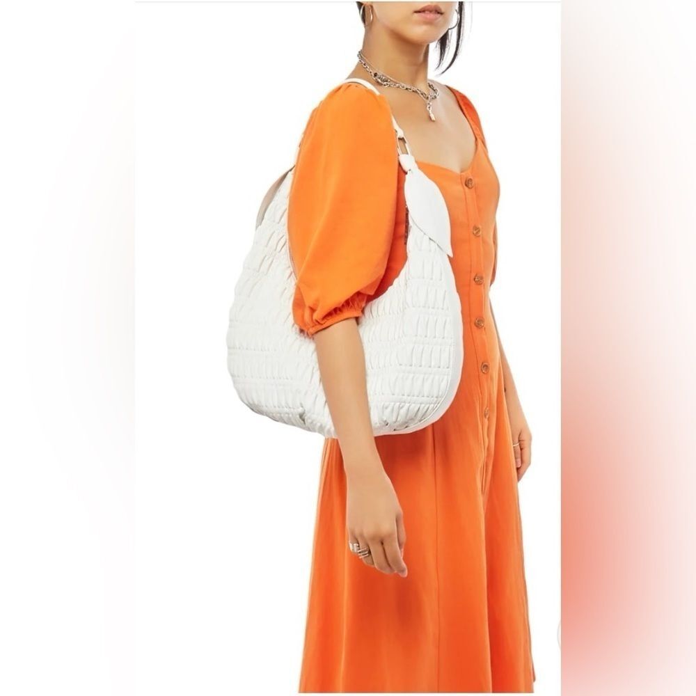 Anthropologie House of Want HOW WE SAUNTER Boette Shoulder Bag - white